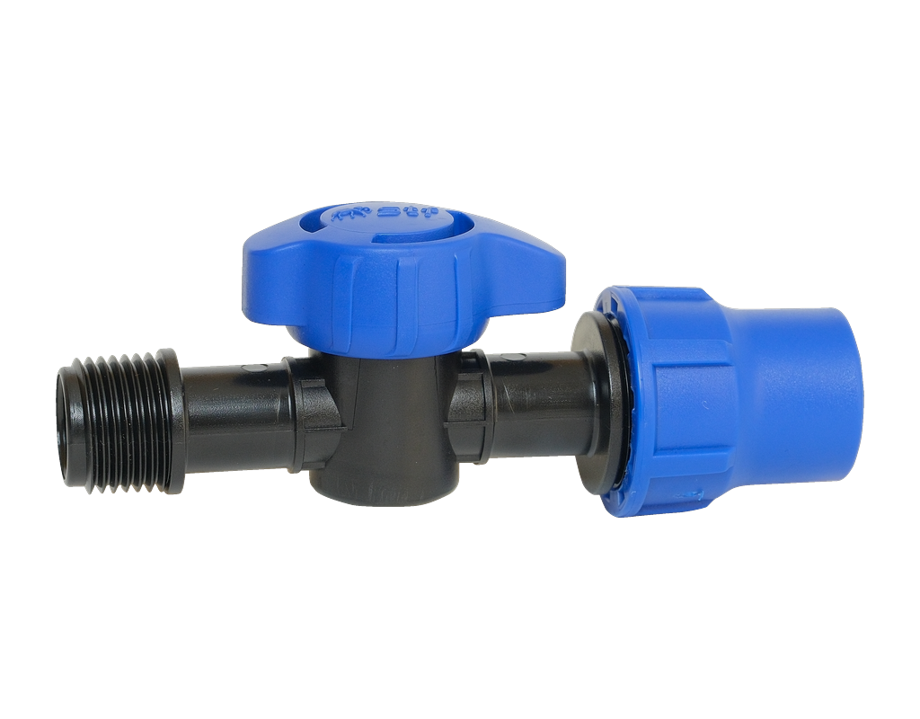 YUVARLAK DAMLA SULAMA BORU MİNİ VANA 1/2" X Ø20 Kilitli