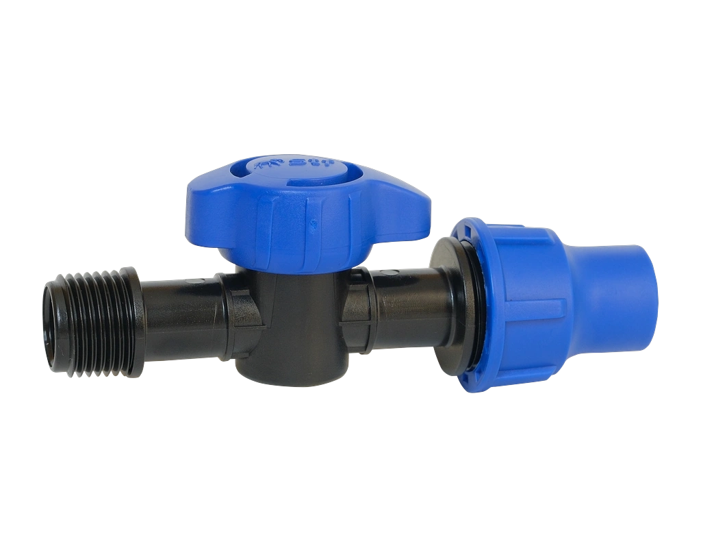 YUVARLAK DAMLA SULAMA BORU MİNİ VANA 1/2" X Ø16 Kilitli